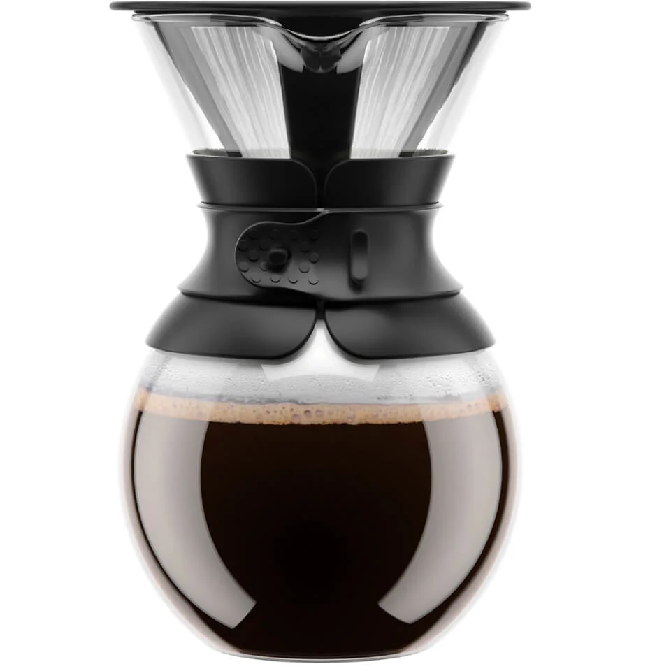 Bodum Pour Over 8 Cup Coffee Maker - Black Image 1