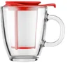 Bodum Yo Yo Set Mug And Tea Infuser - Red - Image 1