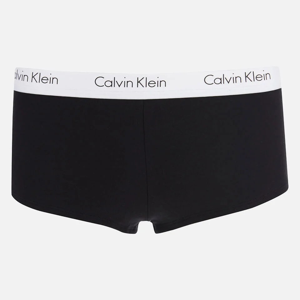 Calvin Klein Women's Ck One Logo Shorty Briefs - Black Image 1