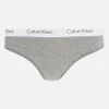 Calvin Klein Women's CK One Logo Thong - Grey Heather - Image 1