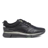BOSS Green Men's Gym Leather Running Trainers - Black - Image 1