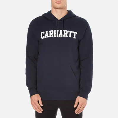 Carhartt Men's Hooded College Sweatshirt - Navy/White