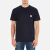 Carhartt Men's Short Sleeve Slate Pocket T-Shirt - Navy - Image 1