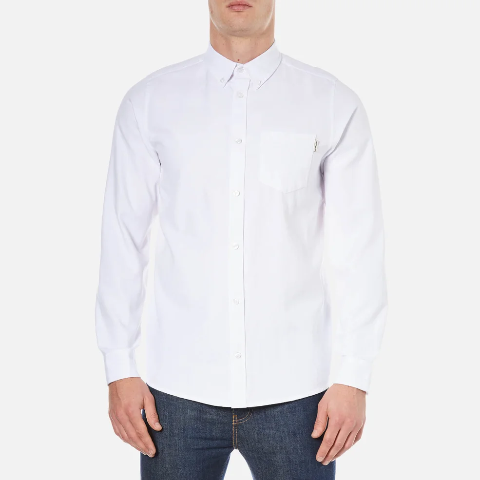 Carhartt Men's Long Sleeve Dalton Shirt - White Heavy Image 1