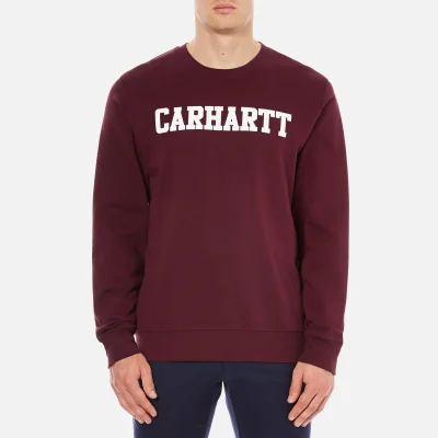 Carhartt Men's College Sweatshirt - Chianti/White