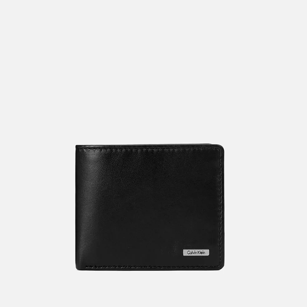 Calvin Klein Men's Rail Logo Slimfold Wallet - Black Image 1