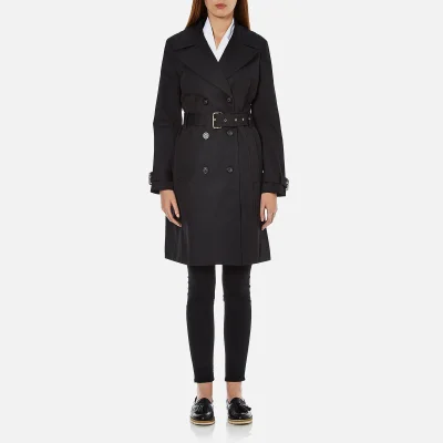 MICHAEL MICHAEL KORS Women's Fit and Flare Trench Coat - Black