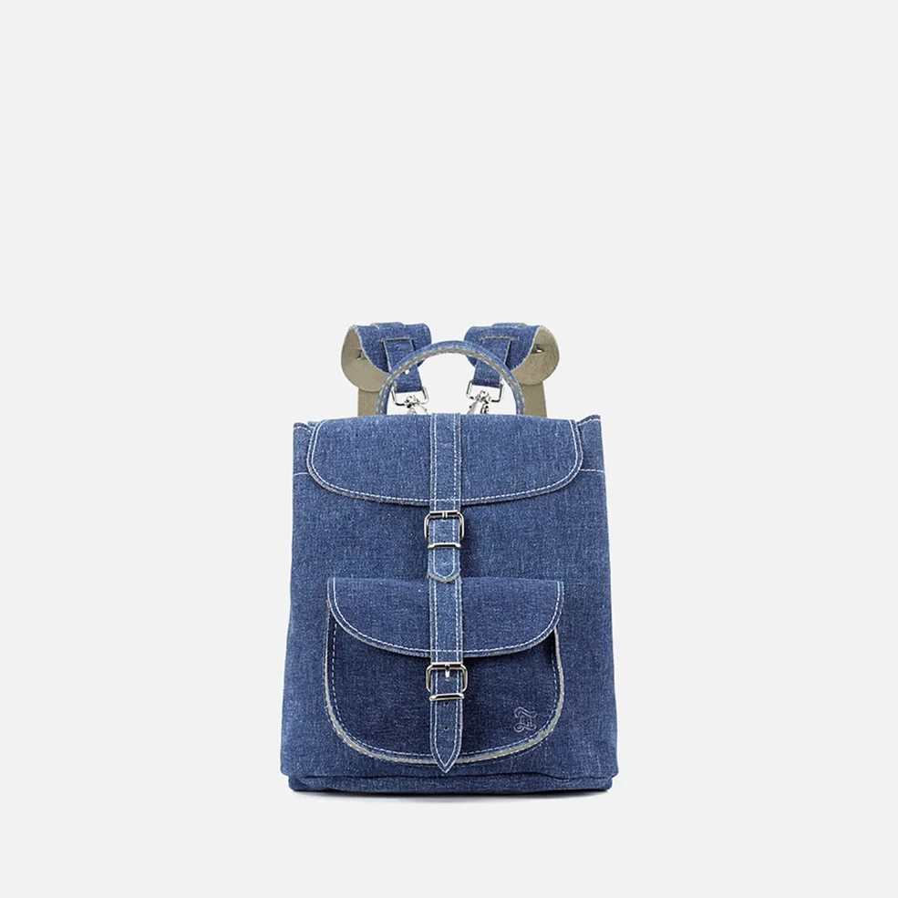 Grafea Women's Denim Small Backpack  - Denim Image 1