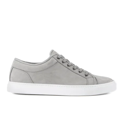 ETQ. Men's Low Top 1 Leather Trainers - Alloy