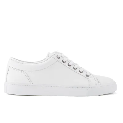 ETQ. Men's Low Top 1 Leather Trainers - White
