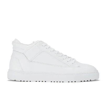 ETQ. Men's Mid Top 2 Leather Sneakers - White 