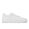ETQ. Men's Low Top 3 Leather Trainers - White - Image 1