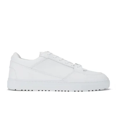 ETQ. Men's Low Top 3 Leather Trainers - White
