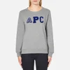 A.P.C. Women's APC Logo Sweatshirt - Grey - Image 1