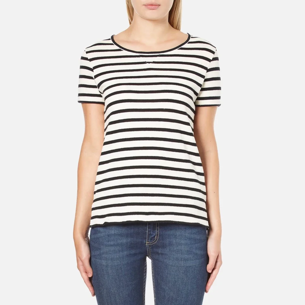 A.P.C. Women's Lynn Striped T-Shirt - Navy Image 1