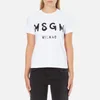 MSGM Women's Logo T-Shirt - White - Image 1