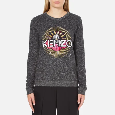 KENZO Women's Tenamie Flower Sweatshirt - Dark Grey