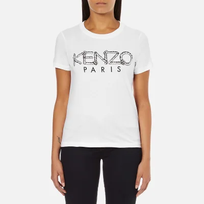 KENZO Women's Paris Rope Logo T-Shirt - White