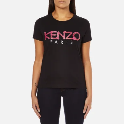 KENZO Women's Paris Rope Logo T-Shirt - Black
