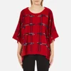 Boutique Moschino Women's Cape Jumper - Red - Image 1