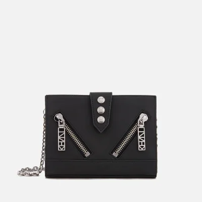 KENZO Women's Kalifornia Wallet on a Chain Crossbody Bag - Black