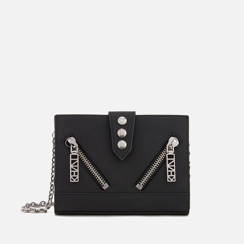 KENZO Women's Kalifornia Wallet on a Chain Crossbody Bag - Black Image 1