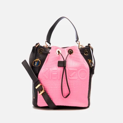 KENZO Women's Kombo Bucket Bag - Pink/Bordeaux