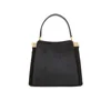 Lulu Guinness Women's Collette Small Leather and Suede Grab Bag - Black - Image 1