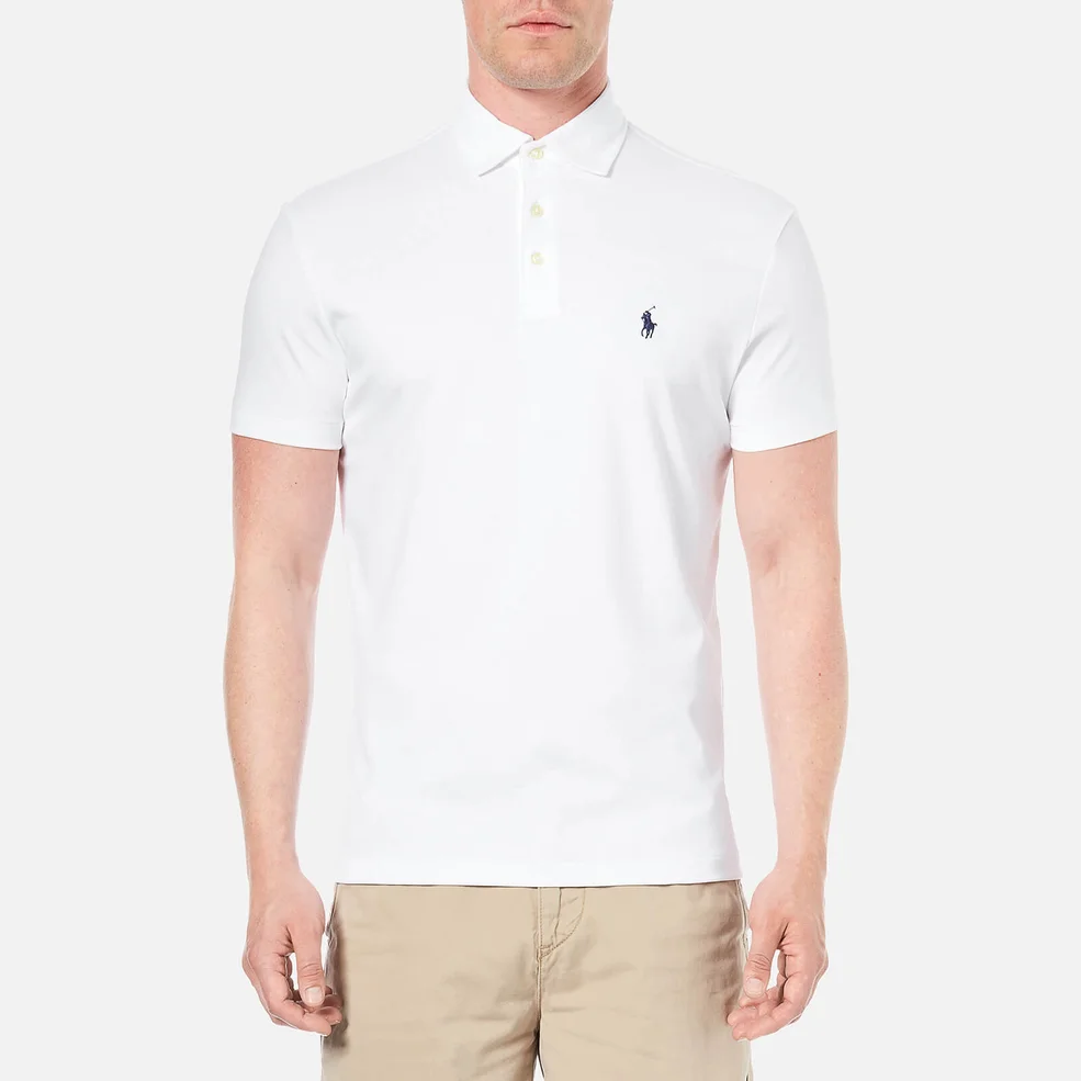 Polo Ralph Lauren Men's Pima Cotton Polo Shirt - White Image 1