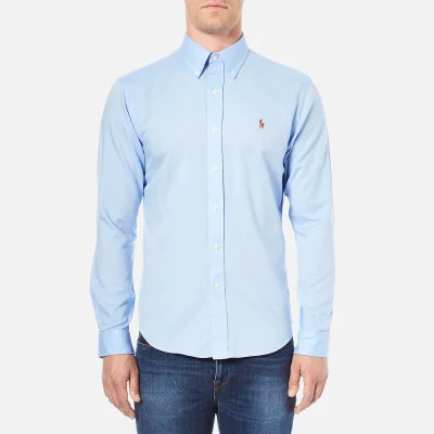 Polo Ralph Lauren Men's Long Sleeve Oxford Shirt - Light Blue
