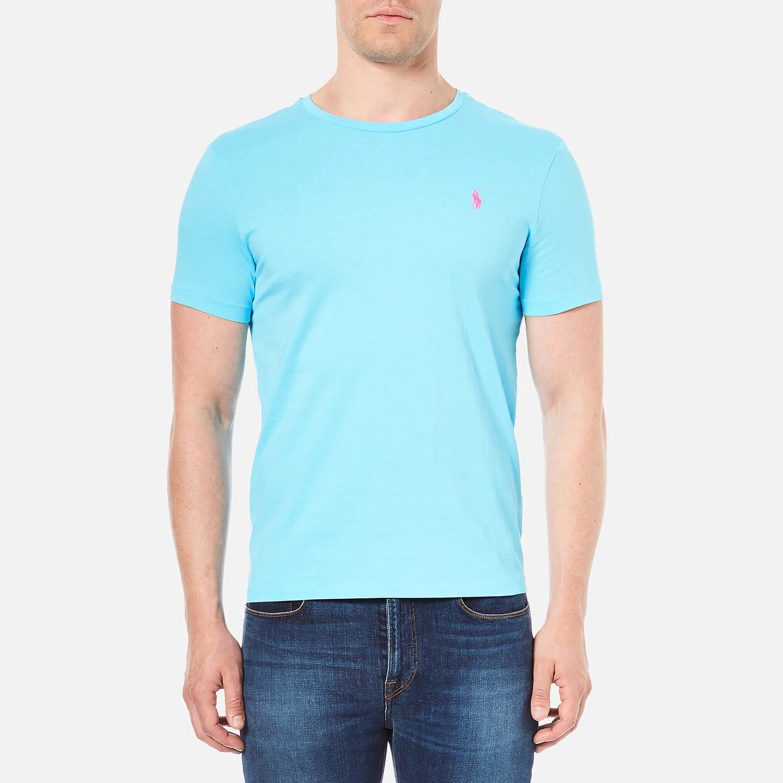 Polo Ralph Lauren Men's Crew Neck T-Shirt - Hamond Blue Image 1