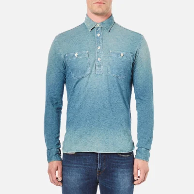 Polo Ralph Lauren Men's Long Sleeve Work Shirt - Blue