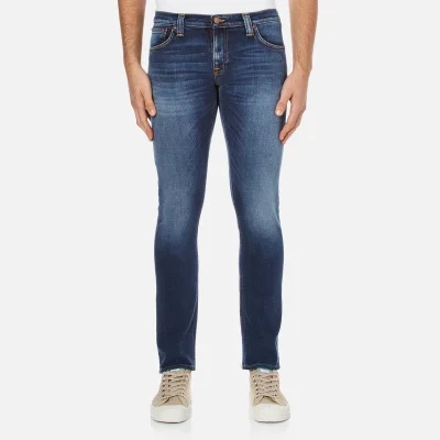 Nudie Jeans Men's Long John Skinny Jeans - Navy Shade