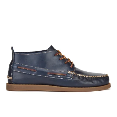 Sperry Men's A/O Wedge Leather Chukka Boots - Navy