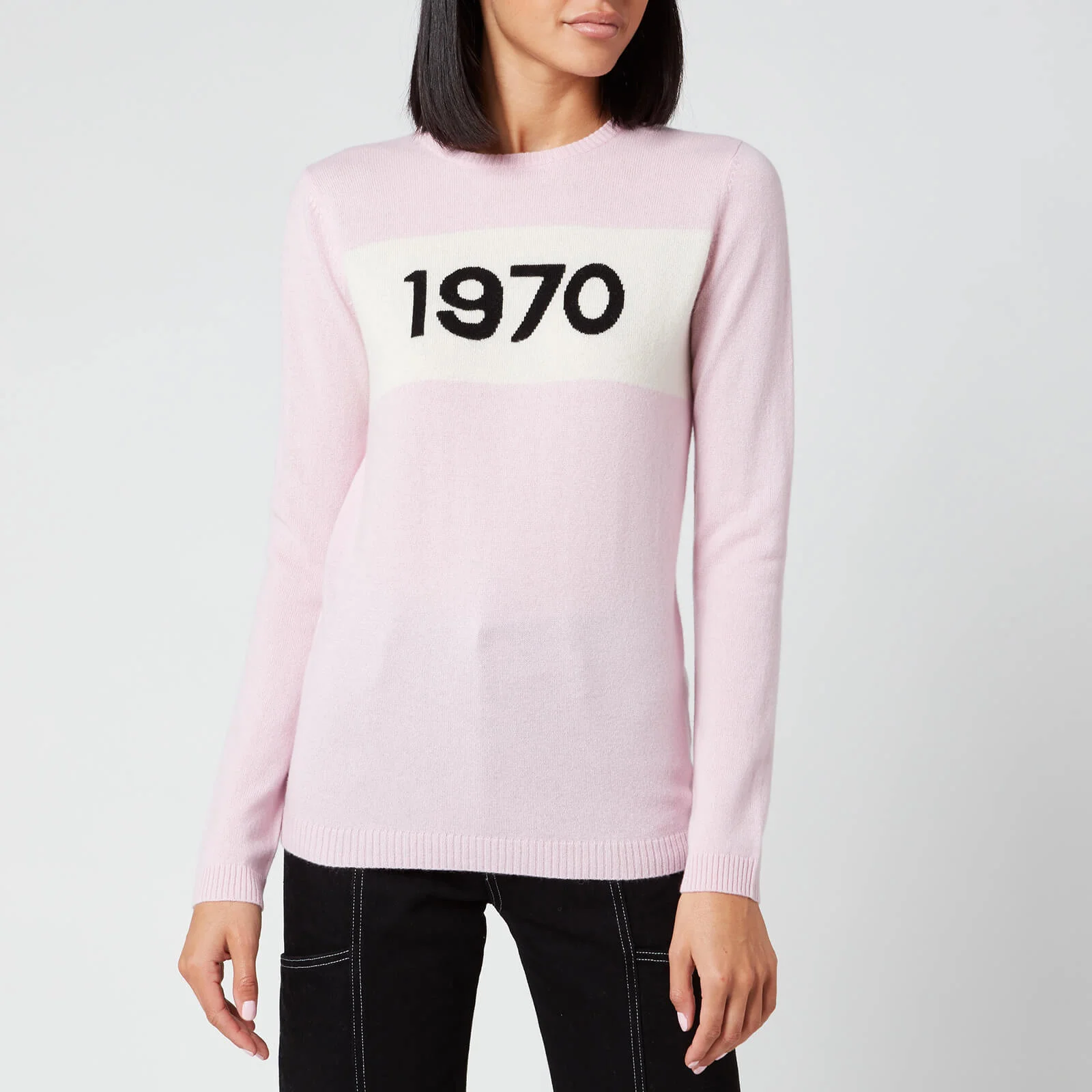 Bella Freud Women's 1970 Cashmere Jumper - Pink Image 1