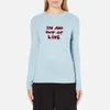 Bella Freud Women's In and Out of Love Merino Jumper - Pale Blue - Image 1