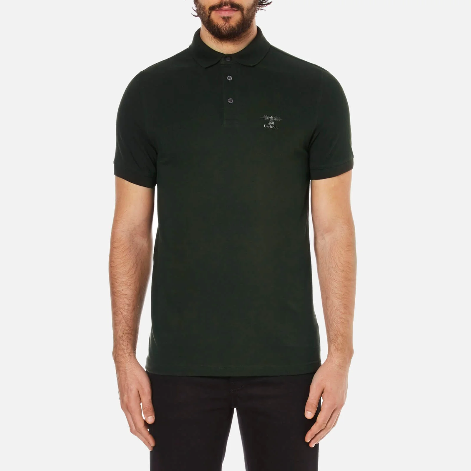 Barbour Heritage Men's Joshua Polo Shirt - Forest Image 1