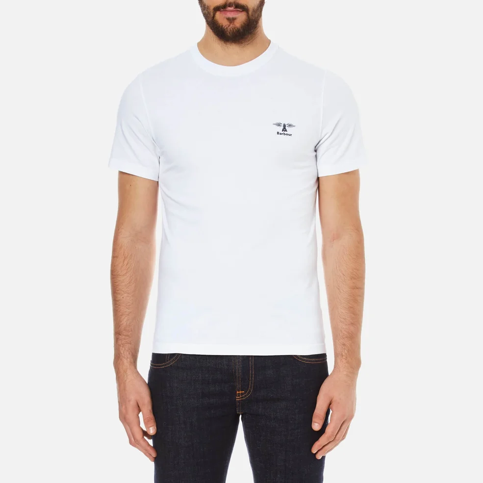 Barbour Heritage Men's Standards T-Shirt - White Image 1