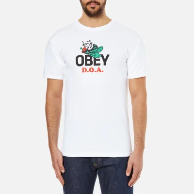 OBEY Clothing Men's Dead On Arrival T-Shirt - White