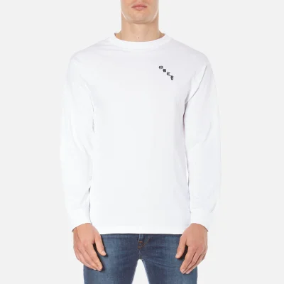 OBEY Clothing Men's Spider Rose Long Sleeve T-Shirt - White