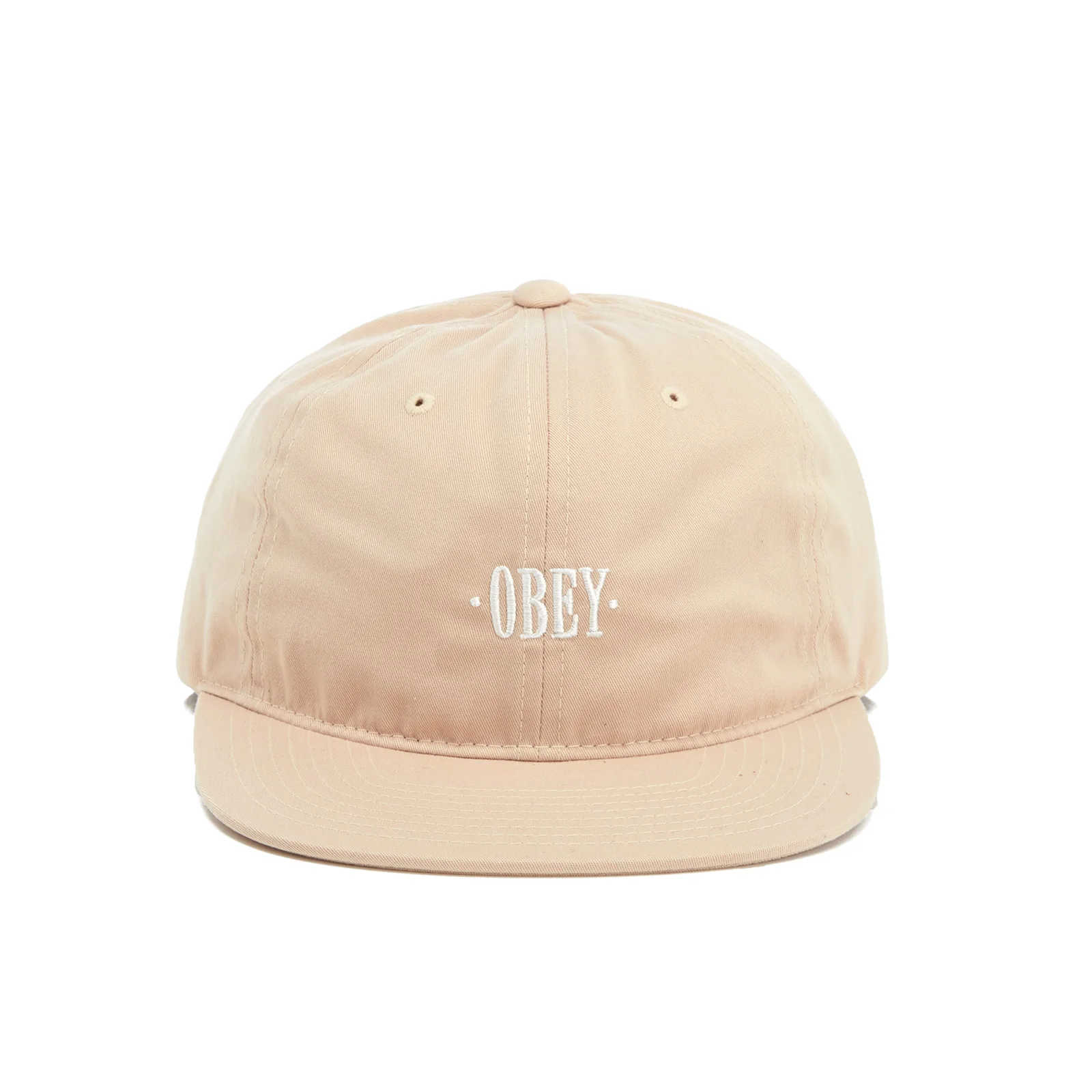 OBEY Clothing Men's Earl 6 Panel Hat - Cream Image 1