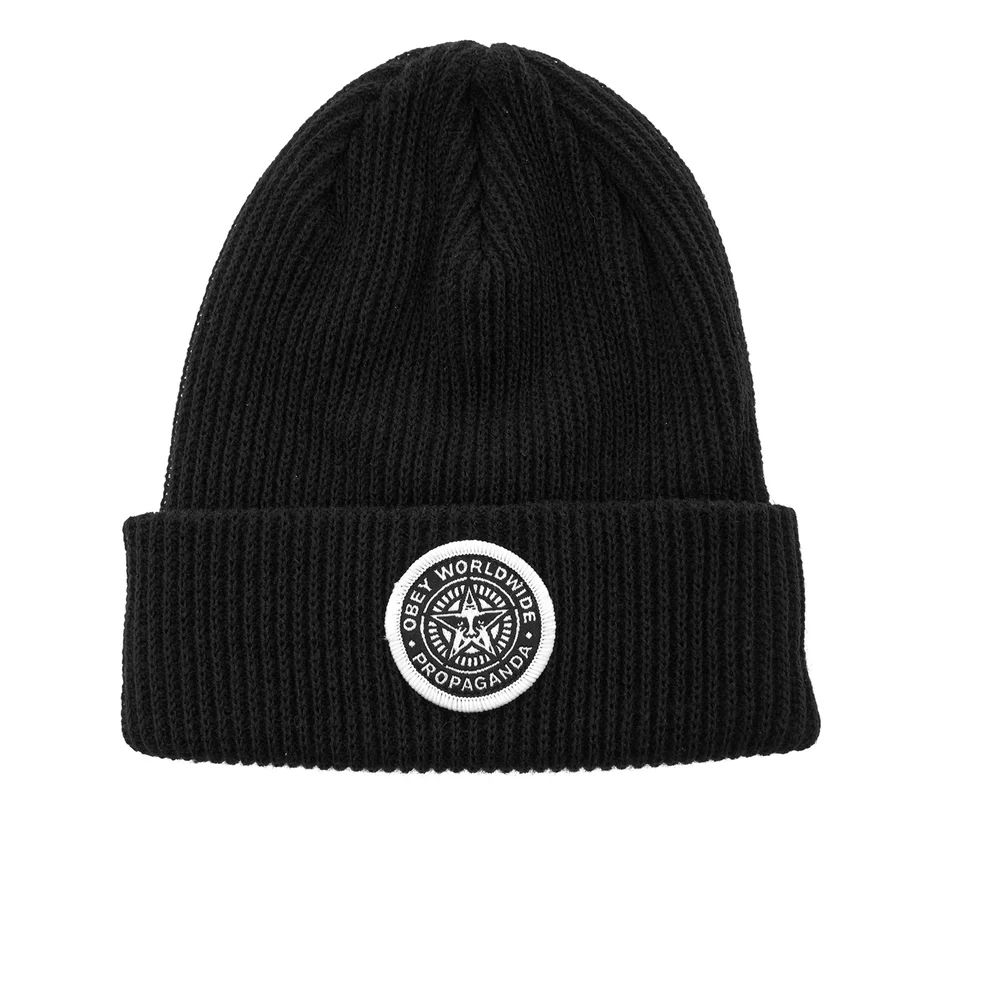 OBEY Clothing Men's Classic Patch Beanie - Black Image 1