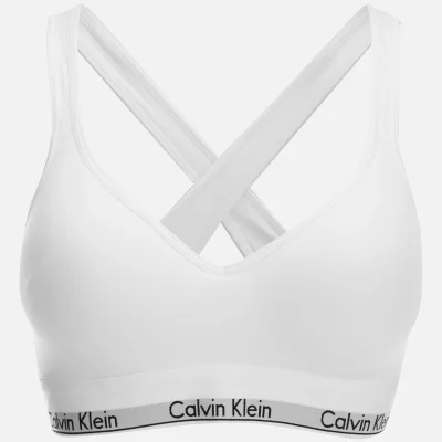 Calvin Klein Women's Modern Cotton Lift Bralette - White
