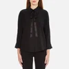Marc Jacobs Women's Button Down Shirt with Tie - Black - Image 1