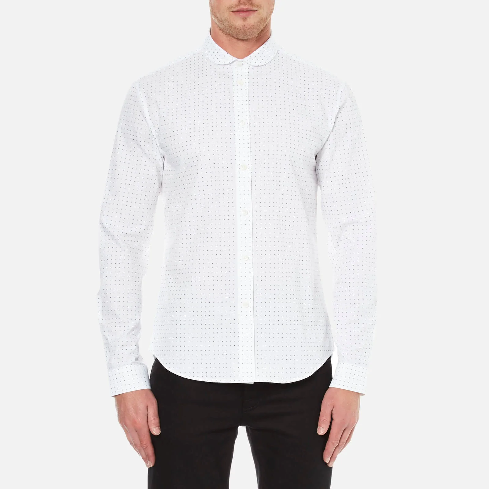 Carven Men's All Over Print Long Sleeve Shirt - Blanc Image 1