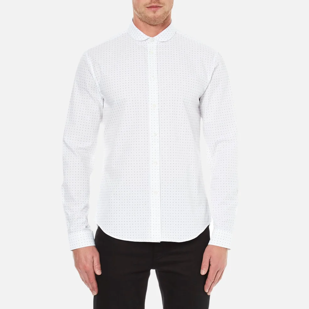 Carven Men's All Over Print Long Sleeve Shirt - Blanc Image 1