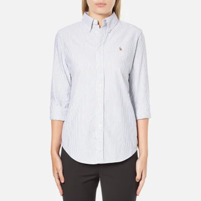 Polo Ralph Lauren Women's Harper Shirt - Grey Stripe