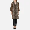 Ganni Women's Yoshe Coat - Leopard - Image 1