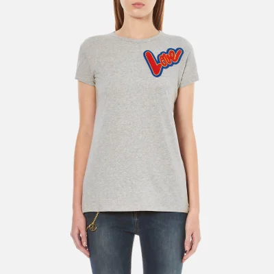 Love Moschino Women's Love T-Shirt - Grey