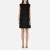 McQ Alexander McQueen Women's Shawl Drape Mini Dress - Black - Image 1